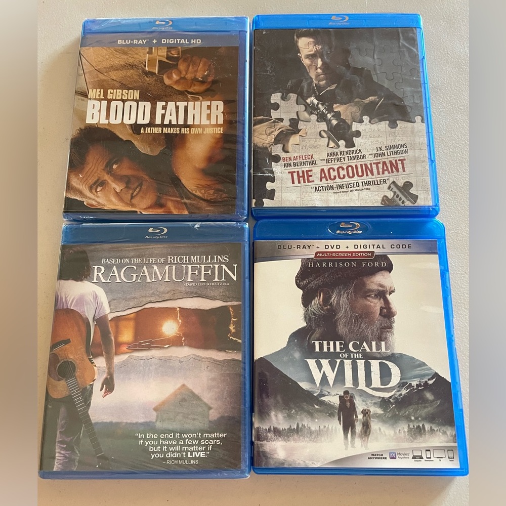 Blu-Ray dvd bundle